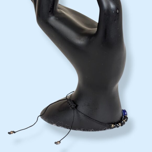 (2/$20) Bohemian Black Cord Beaded Bracelet - Picture 2 of 5